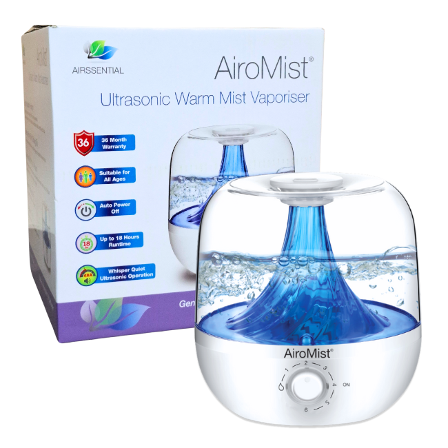 AiroMist Ultrasonic Warm Mist Vaporiser