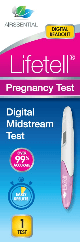 Lifetell Digital Pregnancy Test - Single Test - Airssential Health Care