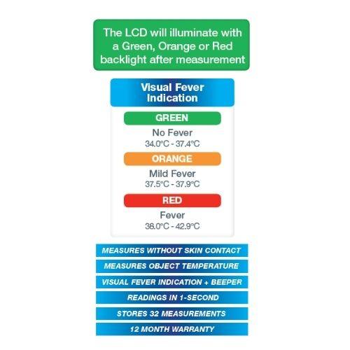 LifeTemp Sprint Non Contact Thermometer - Airssential Health Care